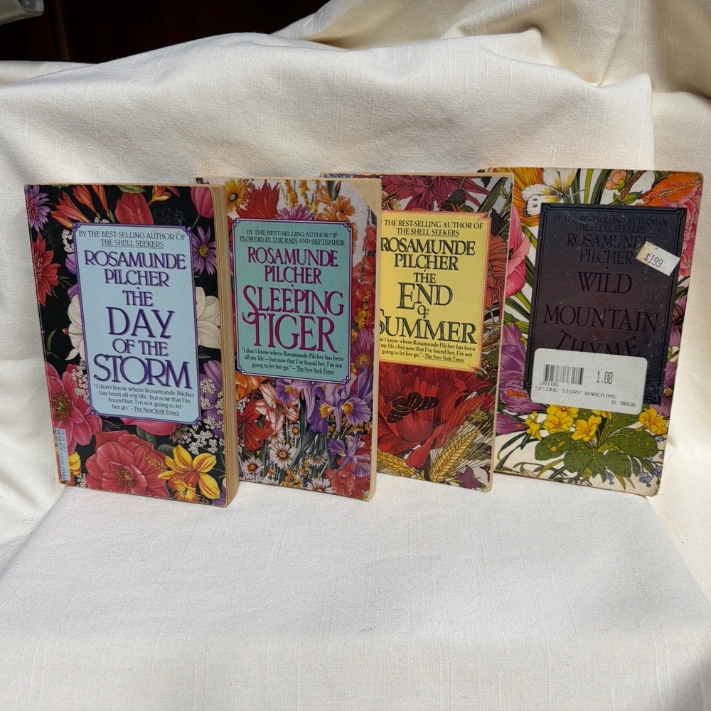 Rosamunde Pilcher 4 PB Lot Day Of The Storm Sleeping Tiger End Of Summer Wild Mo